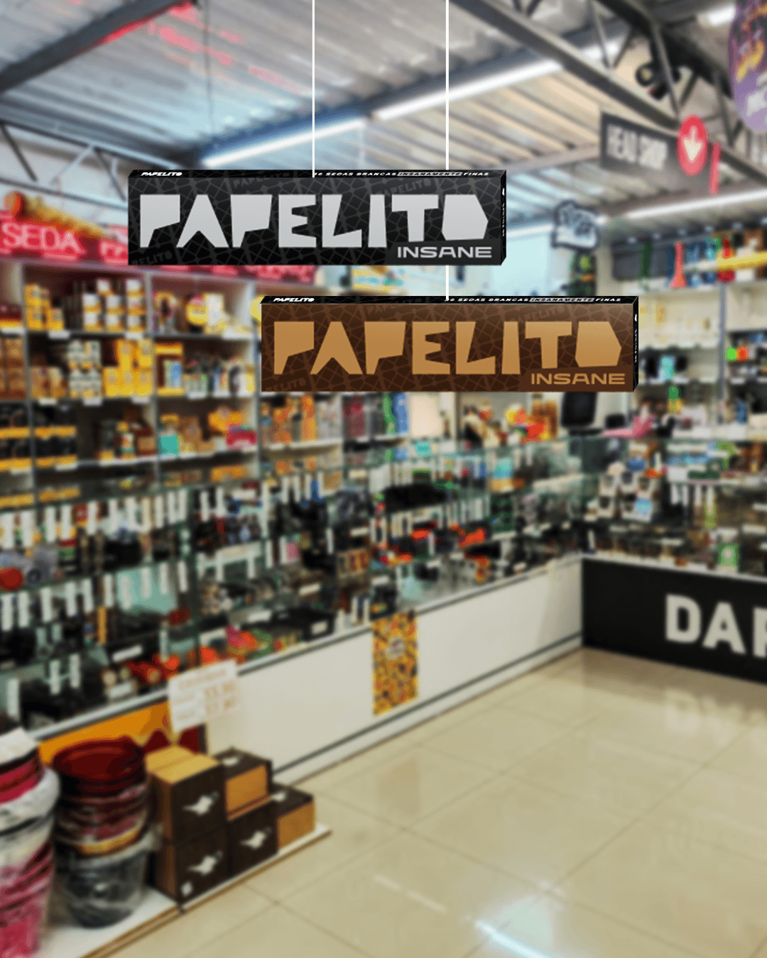 Materiais de merchandising Papelito